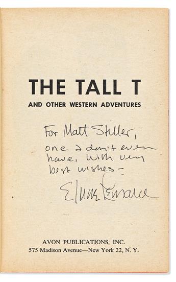 Leonard, Elmore (1925-2013) The Tall T. With Photos from the Thrilling Movie Starring Randolph Scott.